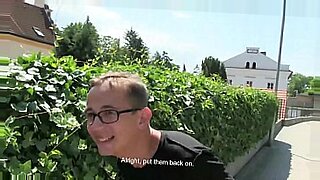 beautiful czech amateur bangs in public pov