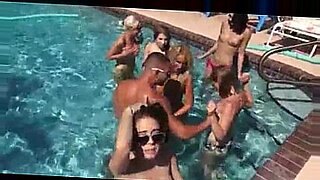 american pool party with daughters boyfriend