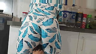 sexy hot mom in kitchen forcefully sex by her son