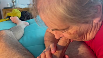 saggy granny handjob