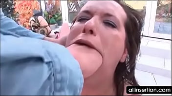 italian whore gets her stomach sperm squirted