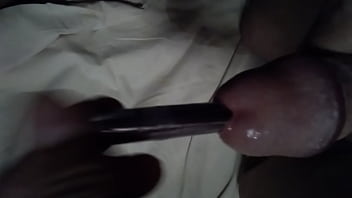 worm insertion cock cum ejac urethral