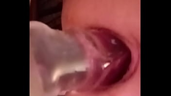 shitty dildo sucking